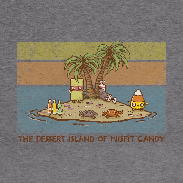 The Desserted Island of Misfit Candy by kg07_shirts